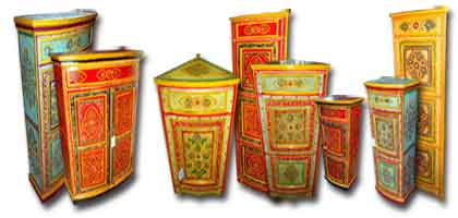 Indian painted furniture