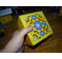 Square box with multicolored tiles 15x15x11 cm - 1