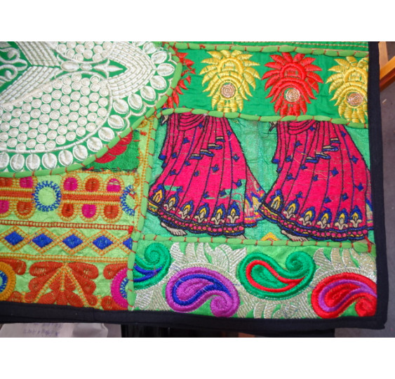 cover 40x40 cm in old Gujarat fabrics - 467