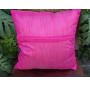 pillow cover 60x60 candy pink with brocade border