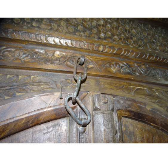 Old rounded house doors 108x12x215 cm