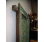 Portes ancienne de maison turquoise 132x15x209 cm