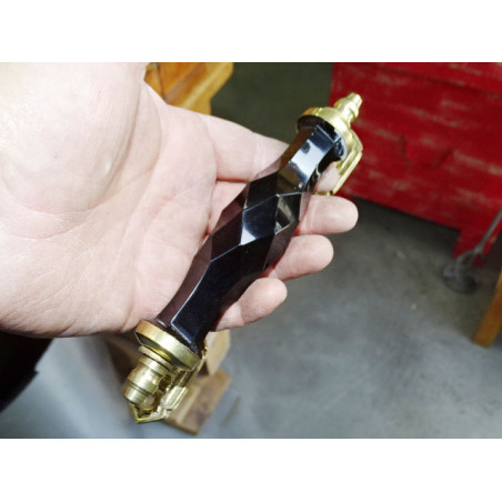 17 cm black glass handle