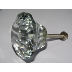 DIAMOND-shaped glass button...