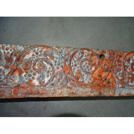 Old Indian door lintel 120x13x6 cm