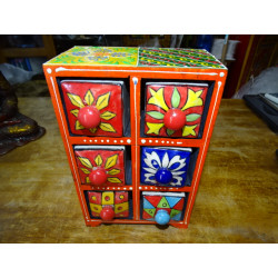 Vertical tea or spices box...