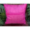 cushion cover 40x40 Candy Pink border brocade