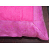 cushion cover 40x40 Candy Pink border brocade