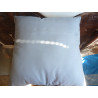 cushion cover 60x60 grey taffetas border brocade