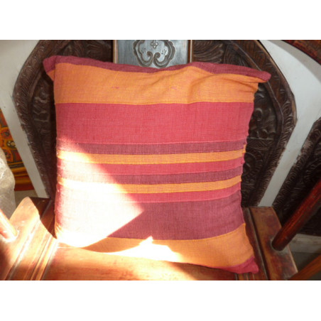 Cushion cover 40x40 cm bande red/bordeaux