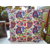 Pillow case 60X60 cm printed with red and green kashmeer