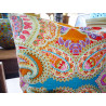 Pillow cover 60X60 cm printed with multicolored kashmeer