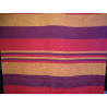 Indian KERALA bedspread in brown, red and orange colors