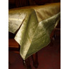 table covers taffetas brocade 150x225 cm light green