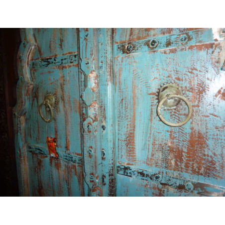 big door arch patine turquoise