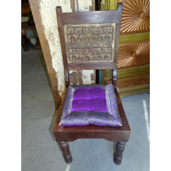 chair cushions purple...