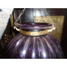 Grande lampe KHARBUJA violette 30x30 cm