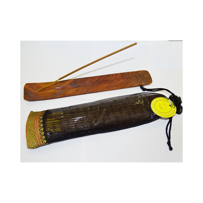 Kit incense and incense holder PATCHOULI NOIR