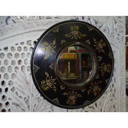 Hand painted relief mirror...