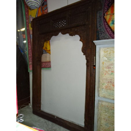 Large antique Indian arch with teak patina 170x265 cm