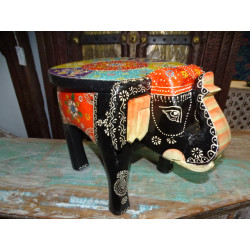 Stool with black and...