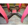 Pedestal (60 cm) pale pink and black drawer