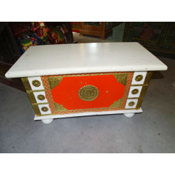 Mango wood chest with...