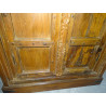 Large wardrobe with old weathered teak doors