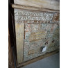 Indian buffet with two old old shutters doors