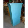 Turquoise column bookcase with 3 arches 120 cm high