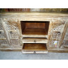 Long flat tv cabinet with 4 alcove doors and 2 drawers 170x80 cm