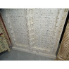 Armoire penderie portes arche et métal turquoise 100x60x200 cm
