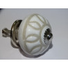 Furniture knobs with embossed Inca style - silver