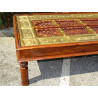 Moucharabieh large coffee table in rosewood.