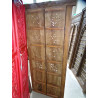 Small and old cupboard door with moucharabieh 71x173 cm