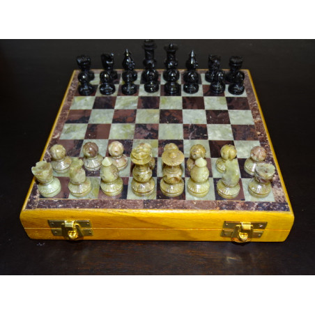 20 x 20 cm magnetic chess games with storage drawer