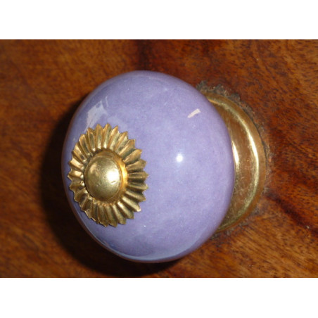 Porcelain knobs UNIS purple