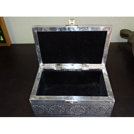 Large jewelry box with pentagon and black velvet