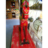 Large ceremonial rocking horse 60x72 cm - red