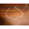 Bracelets de cheville perles transparente