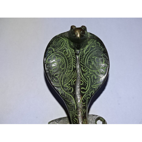 handle brass Cobra green 21 cm