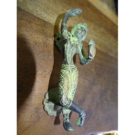 bronze handle green patina of Parvati