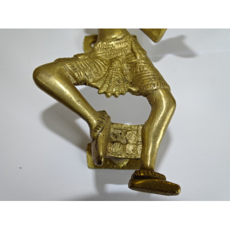 Poignée en bronze danseuse indienne dorée