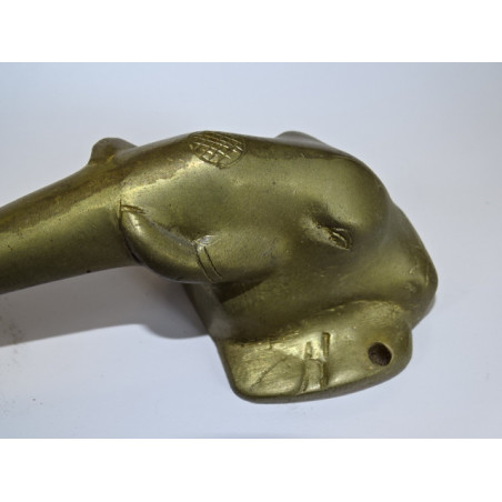 Poignée en bronze elephant Doré MM - 16 cm