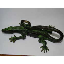 Large black lizard bronze...