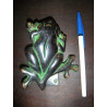 handle brass frog green