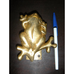 handle brass frog gold