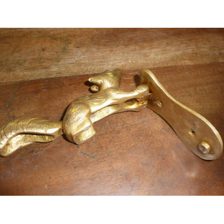 Door knocker écureuil brass gold