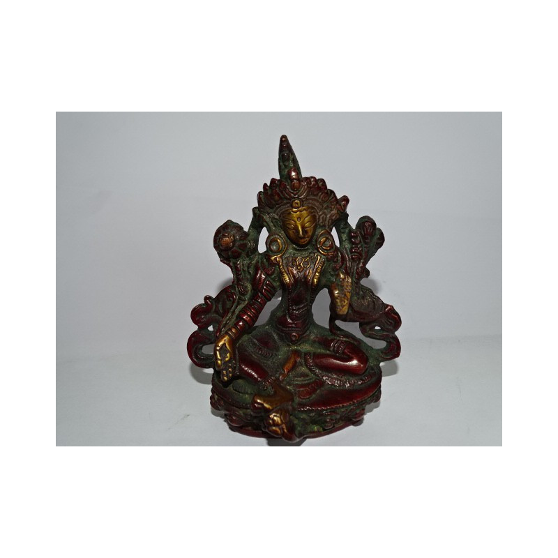 Large bronze statue of the standing Buddha - 27 cm