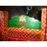 Paravent tête de lit signes buddhist rg-vert